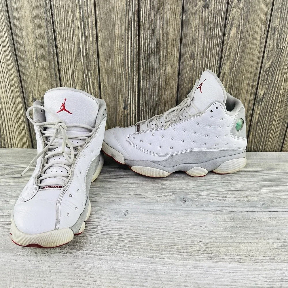 Nike Air Jordan 13 Retro Wolf Grey Men's Size 11, 414571-160 Sneakers No Insoles